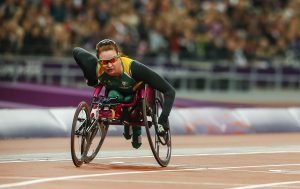 Image of Australian wheelchair racer