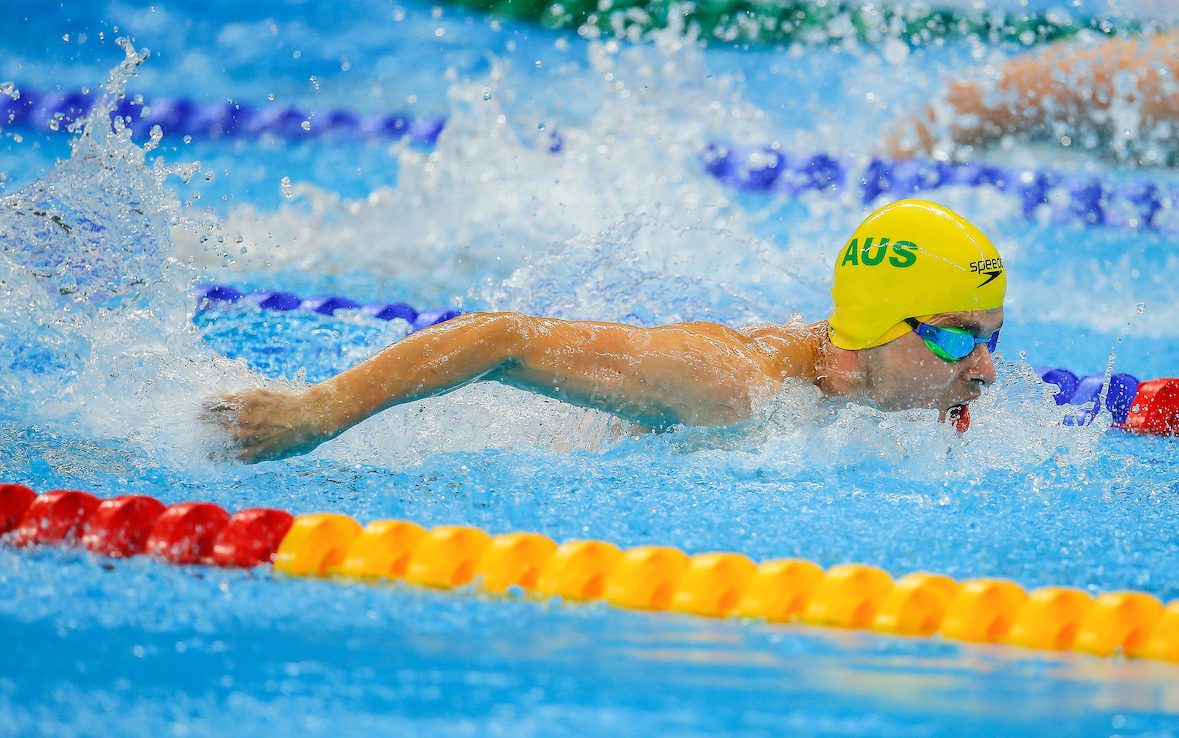 Levy clocks new world record at Swimming Nationals
