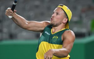 Image of Dylan Alcott in action