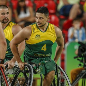 Australian wheelchair basketball players