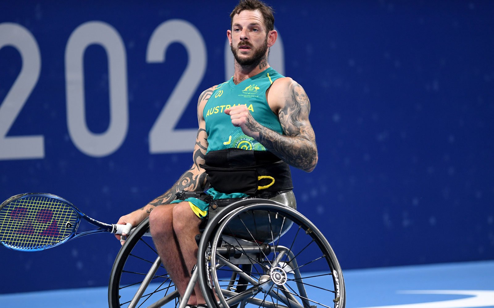 Australian wheelchair tennis player Heath Davidson