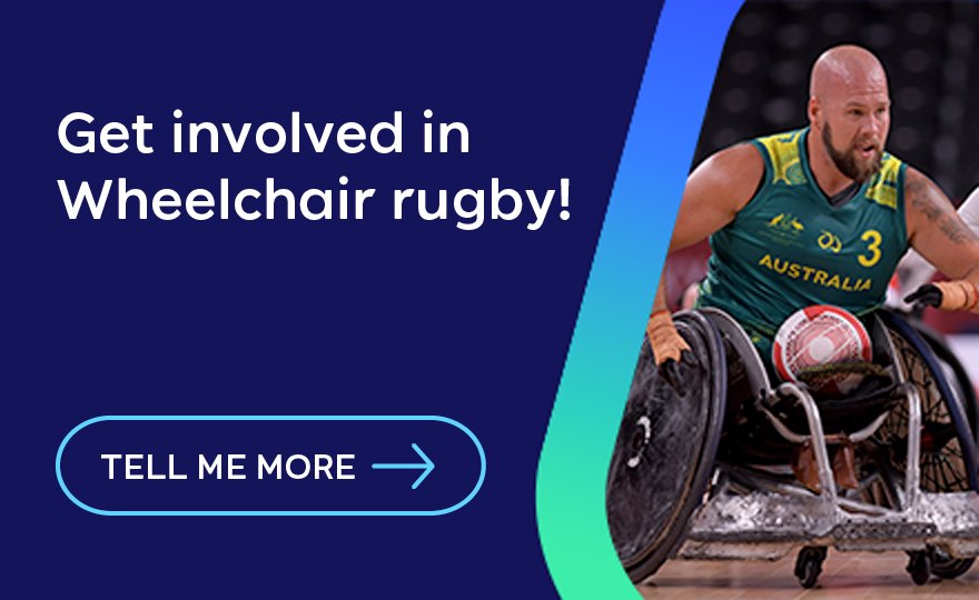 Get involved in Wheelchair rugby