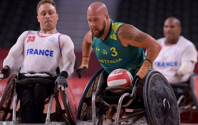 Australian wheelchair rugby player Ryley Batt