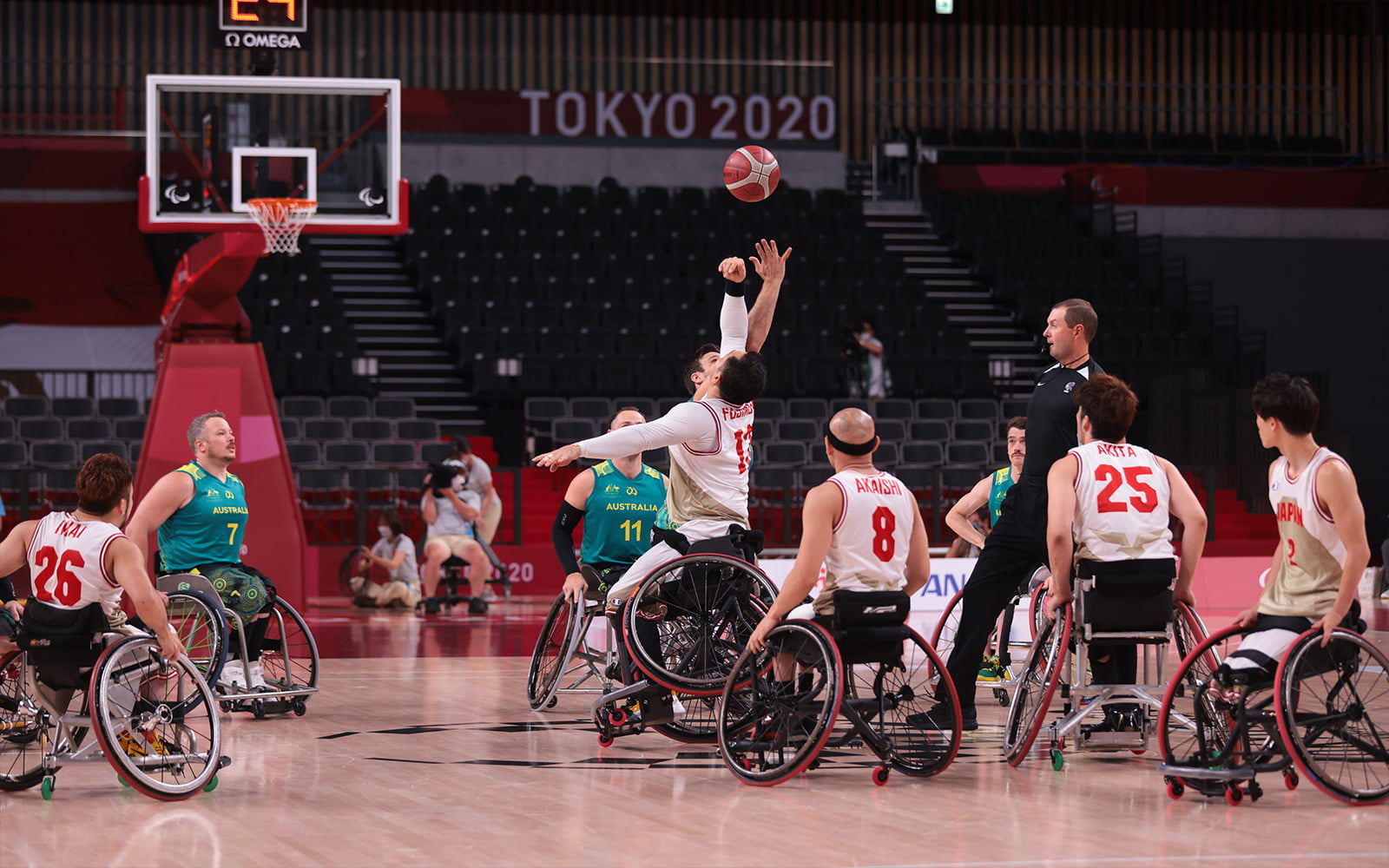 Paralympic Silver Medallists Arrive For Wheelchair Basketball Series