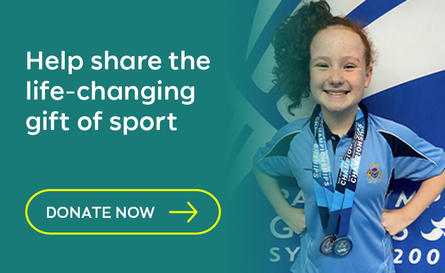 Help share the life-changing gift of sport