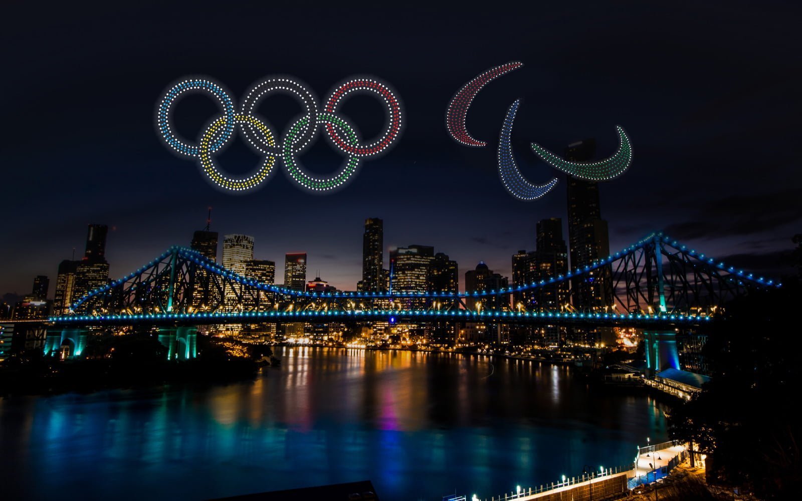Olympic Rings And Paralympic Agitos Get Set To Make Their Queensland Debut