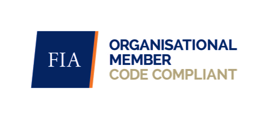 FIA Member Organisation code compliant logo