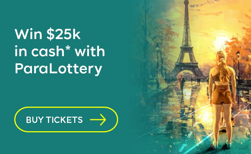 Win $25k in cash* with ParaLottery